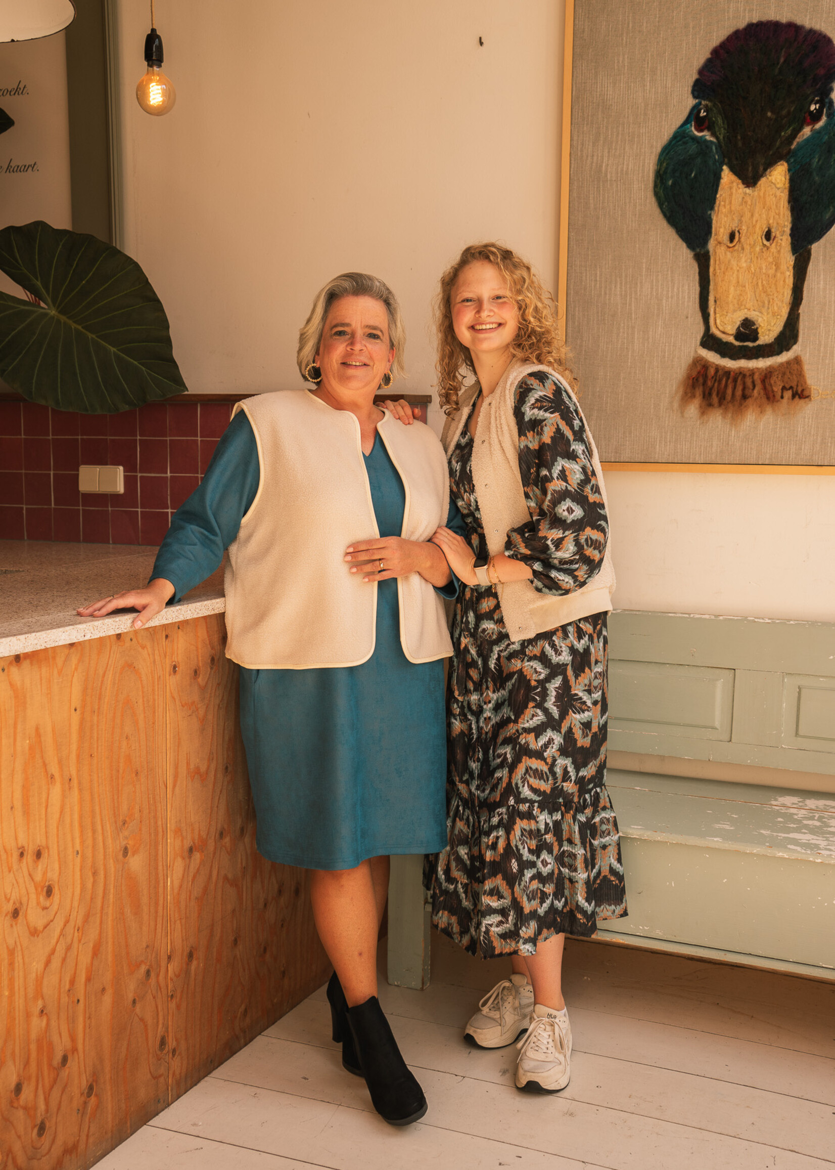 C&S The Label Giselle Gilet Sand