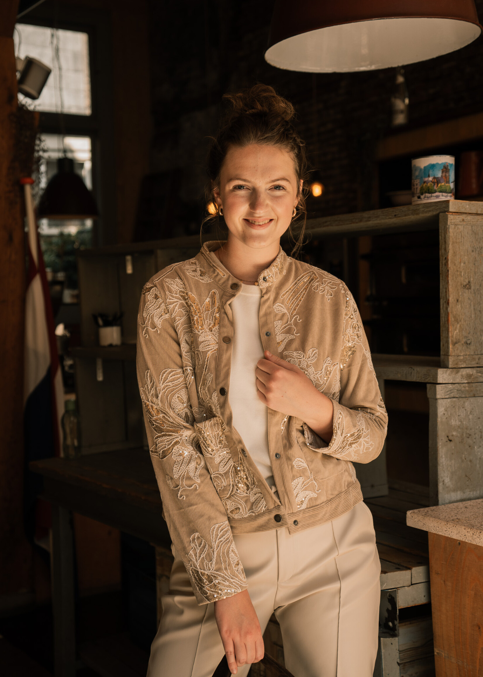 C&S The Label Inge Jacket Sand/Sand