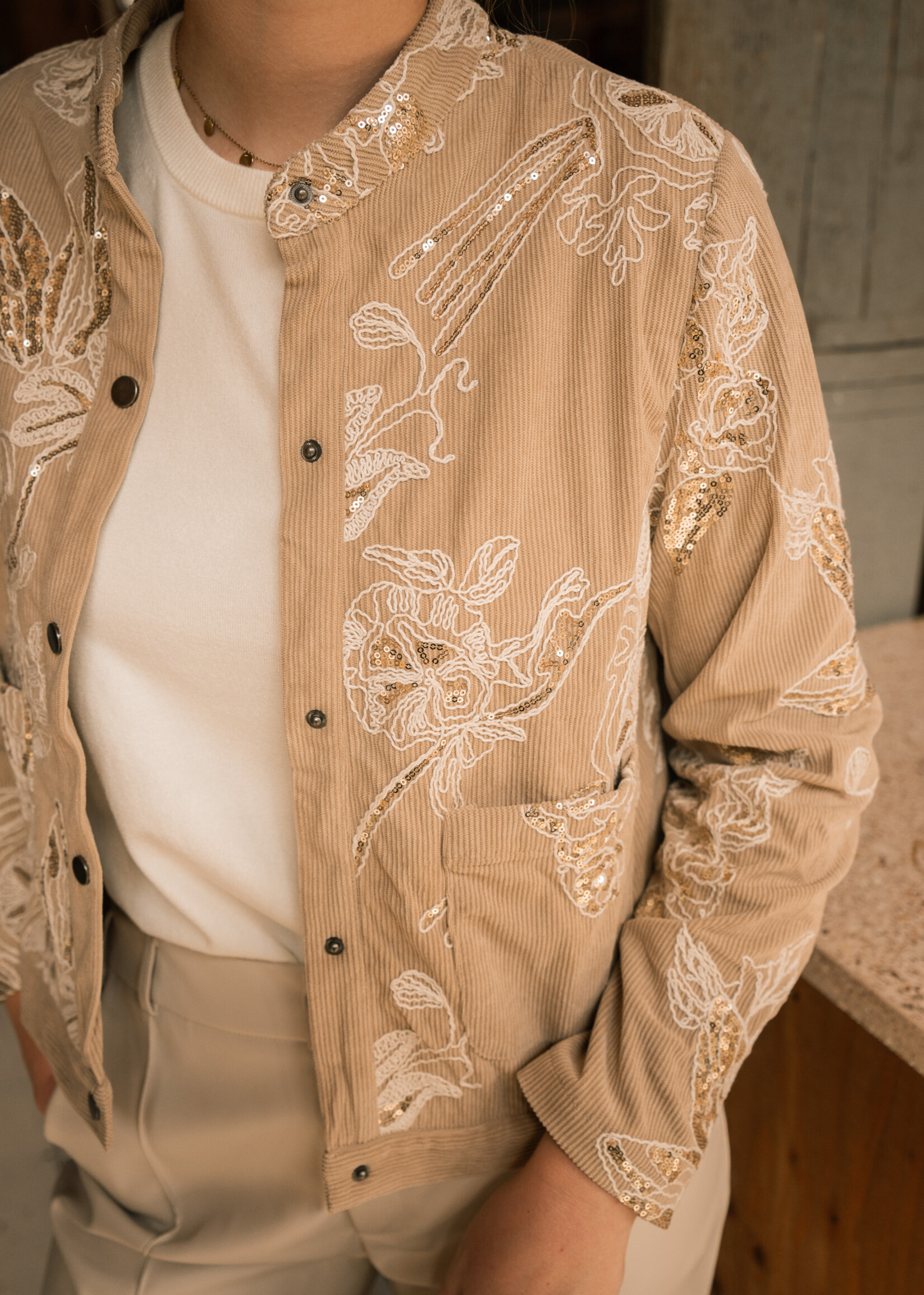 C&S The Label Inge Jacket Sand/Sand