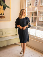 C&S The Label Audrey Dress Navy Blue