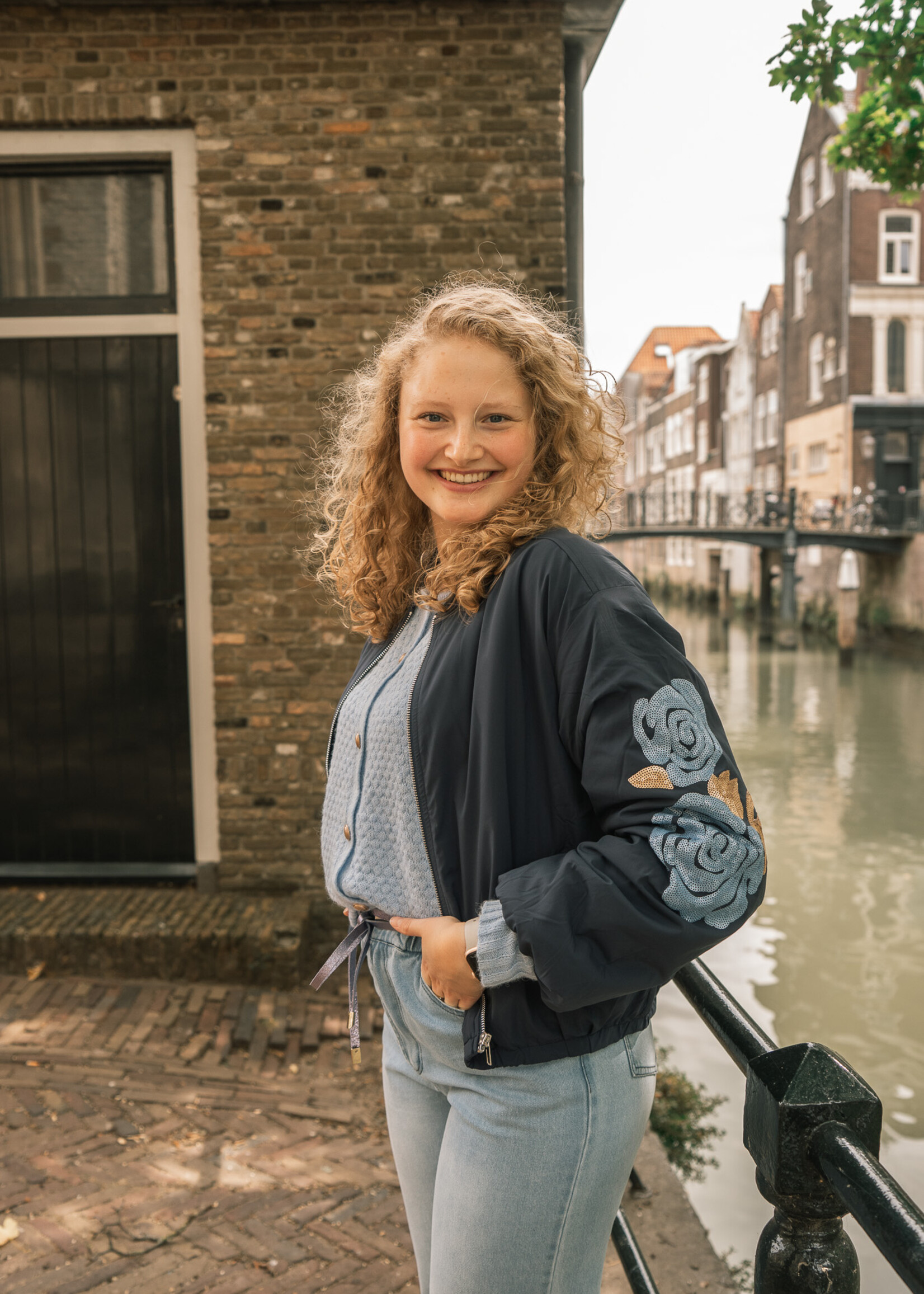 Leonie Jacker Navy Blue