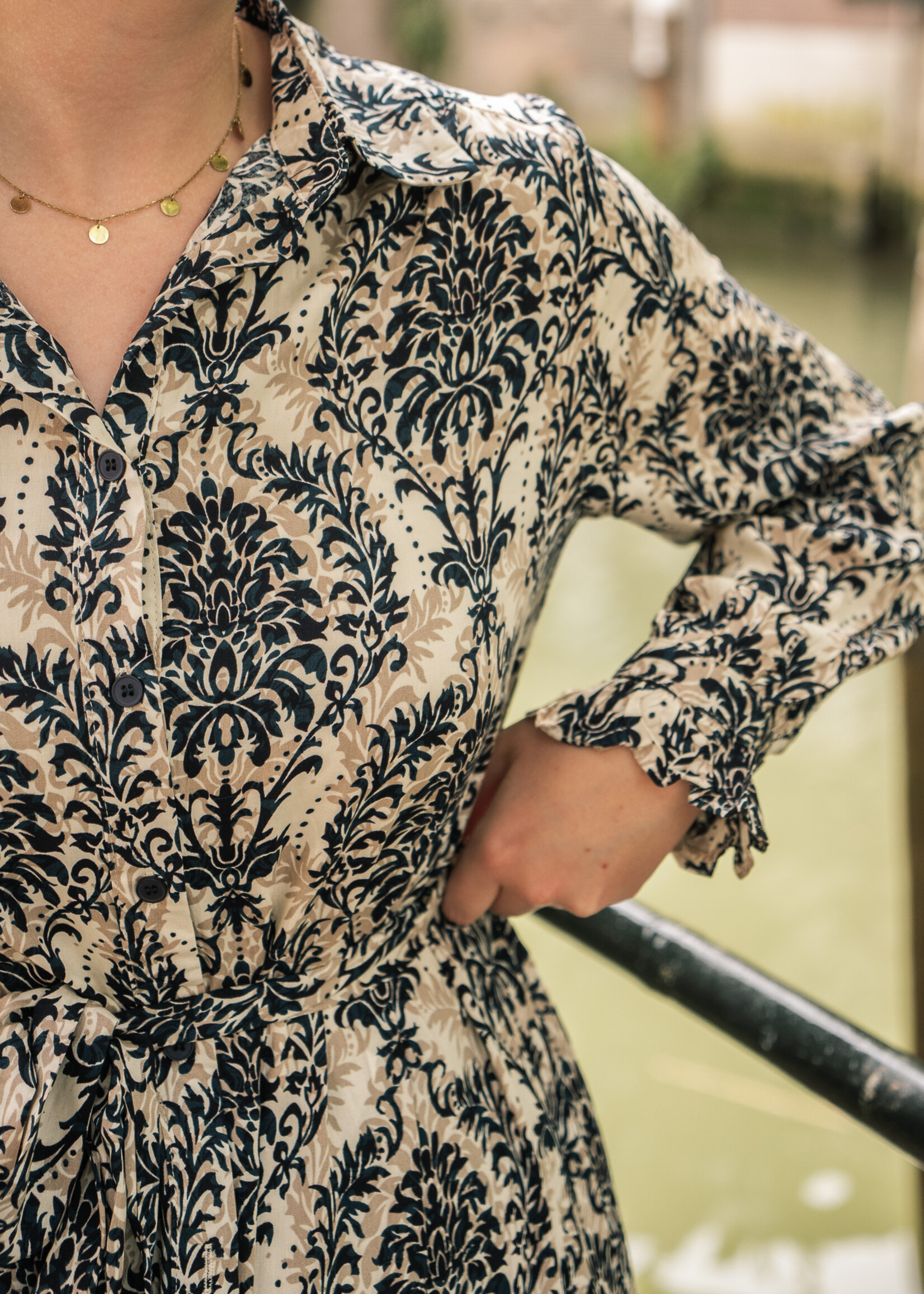 Valor Dress Navy Blue/Offwhite Maat L