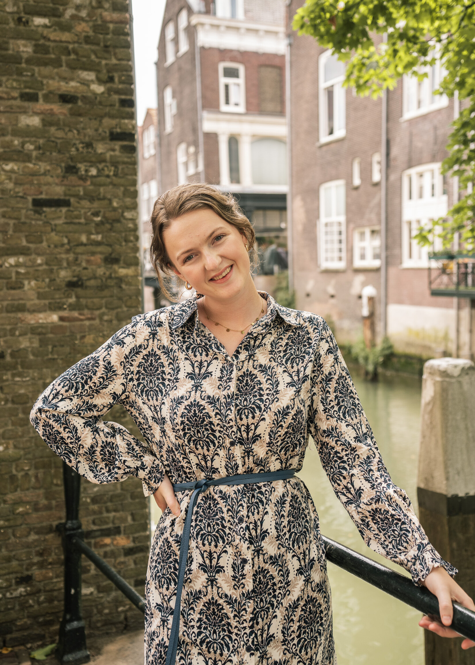 Valor Dress Navy Blue/Offwhite Maat L