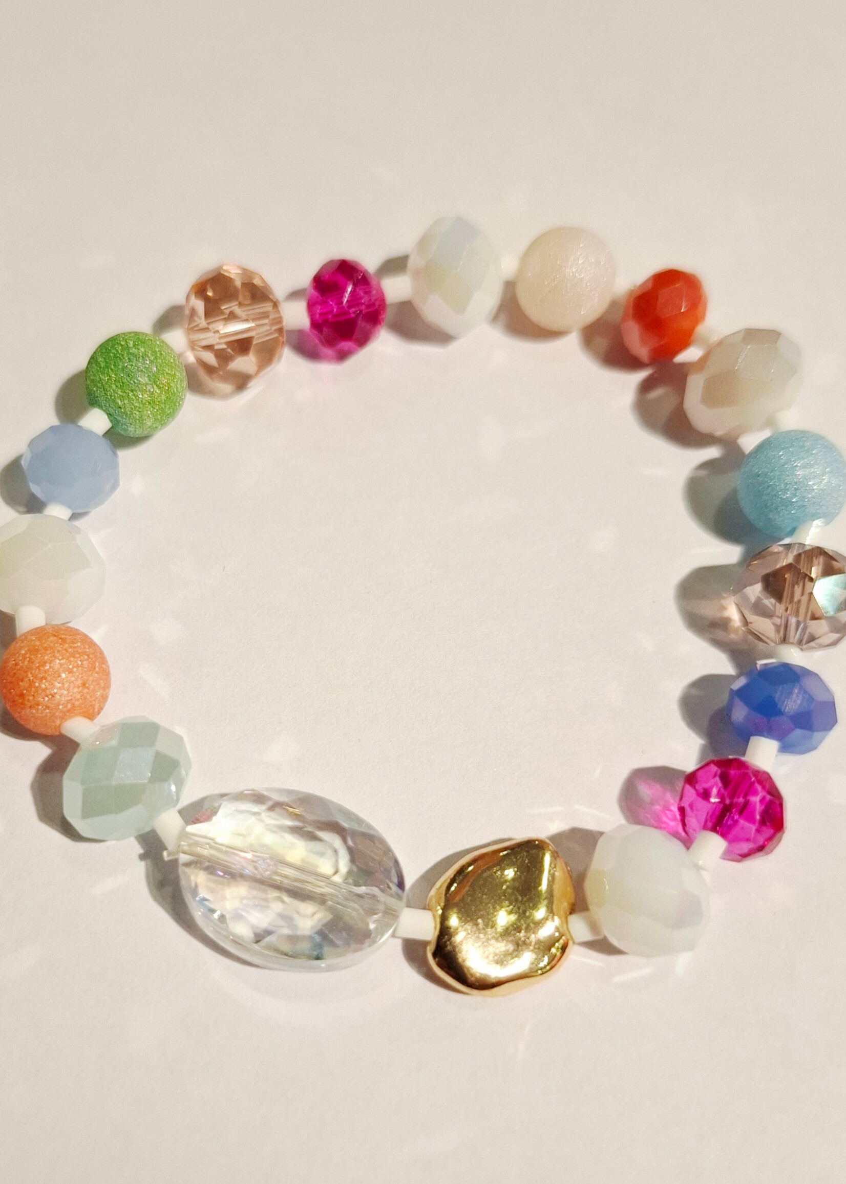 Armband Naomi mix facet groot