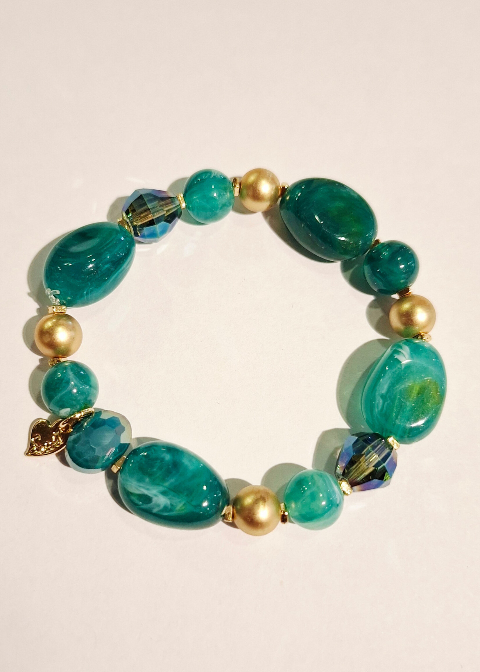 Armband Naomi mix groen
