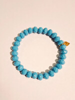 Armband Naomi aqua facet