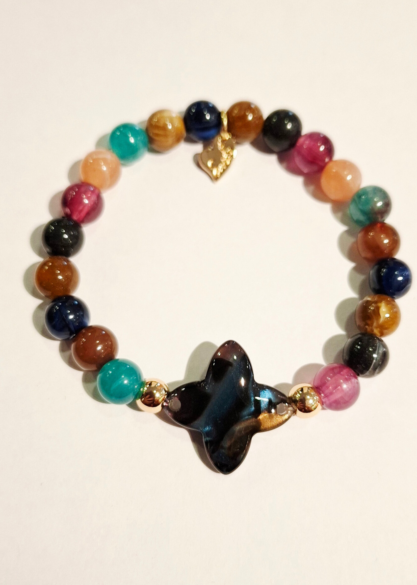Armband Naomi flower multicolor