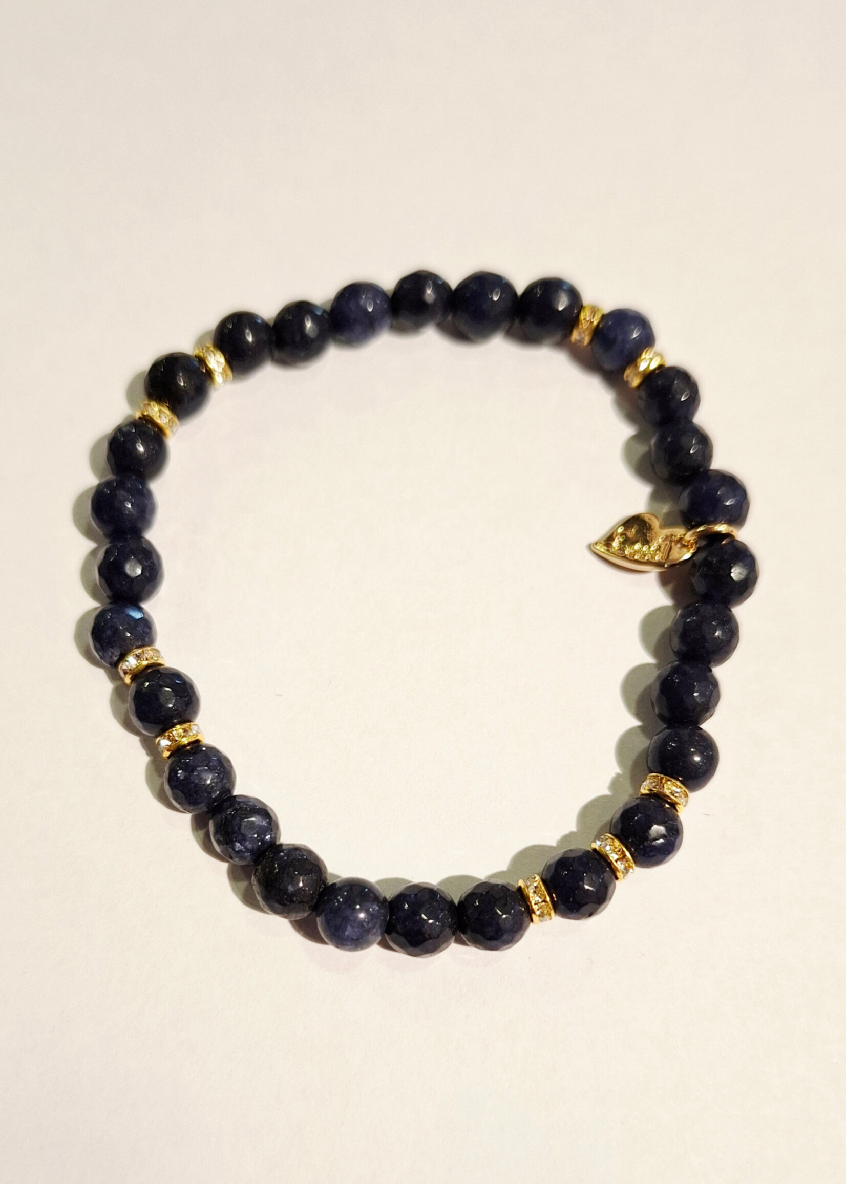 Armband Naomi navy strass