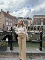 C&S The Label Nicole Pants Light Camel Maat XS