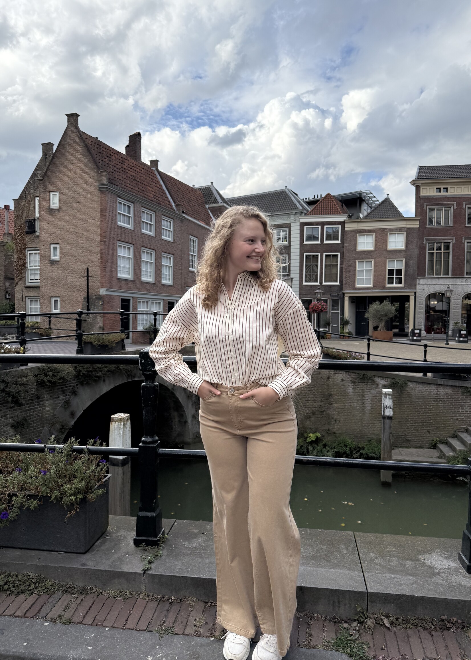 C&S The Label Nicole Pants Light Camel Maat XS