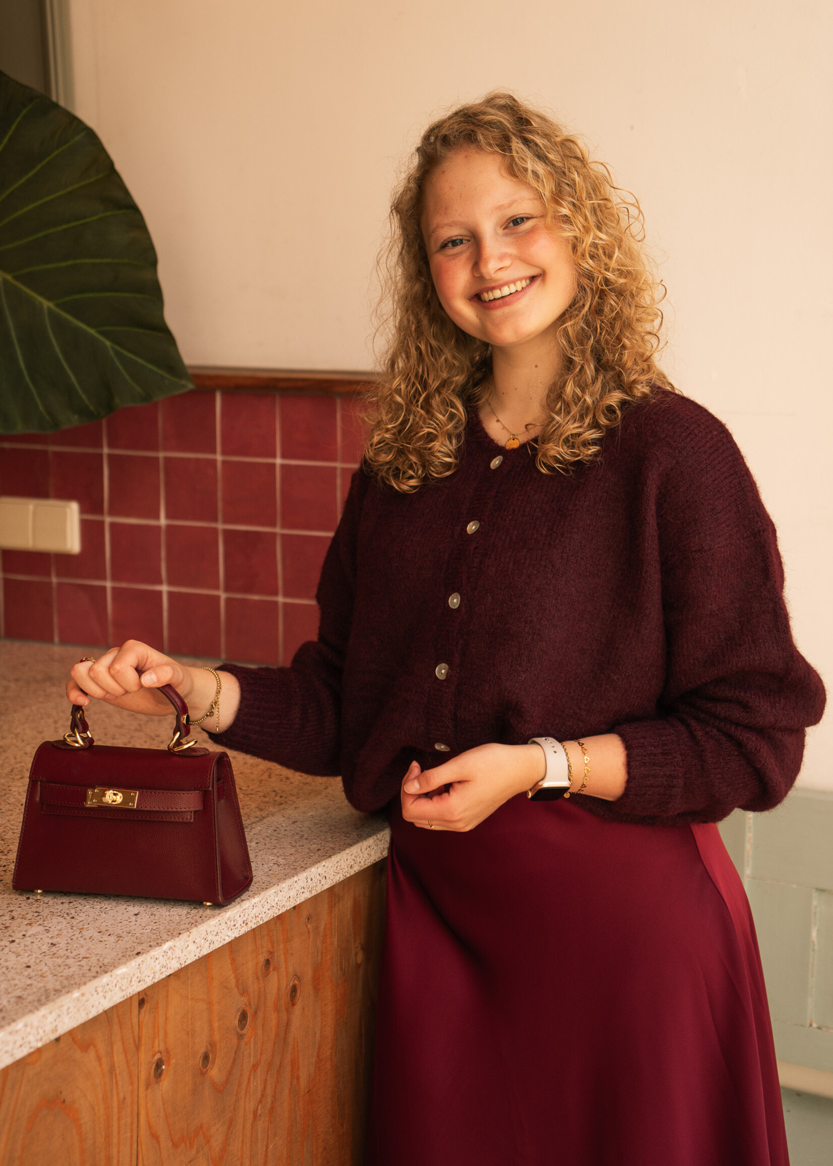 Maddie vestje gebreid Vino