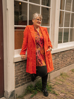 Ophilia Nora Stretch Corduroy Pumpkin Maat 1