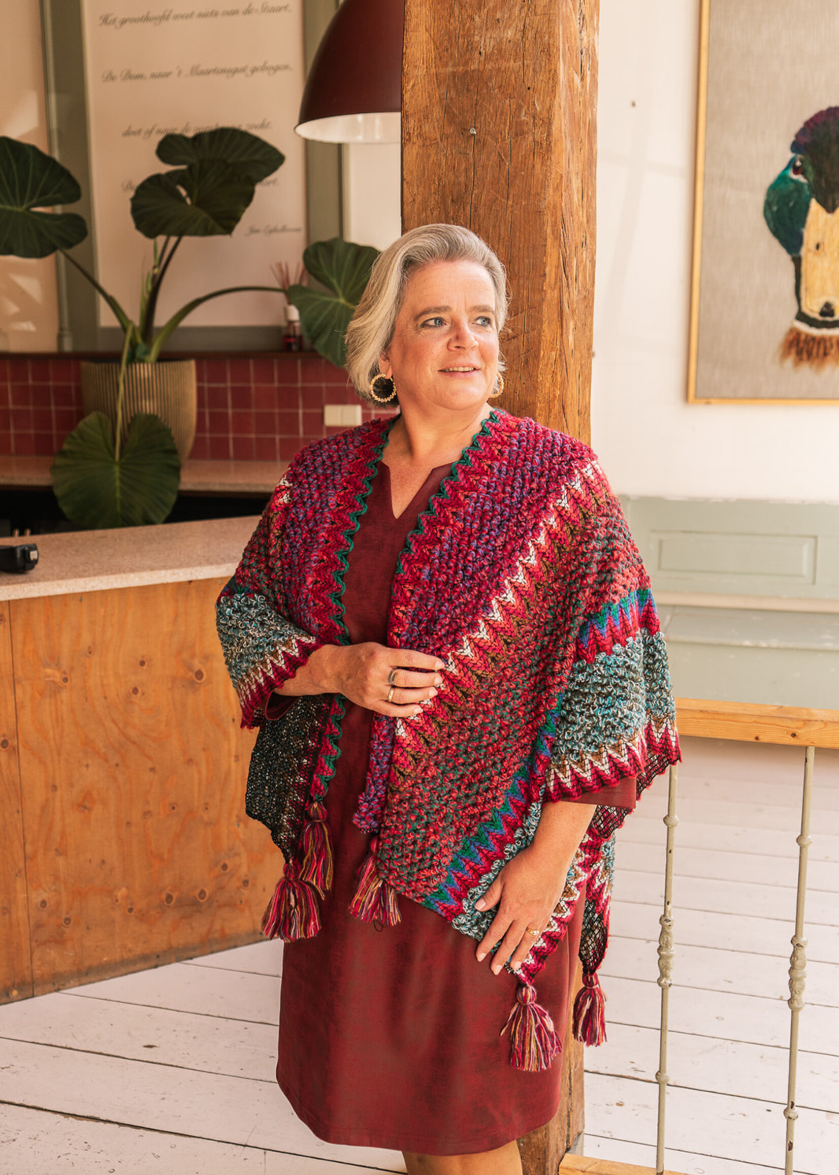 Ophilia Yara Leather Chilli Red