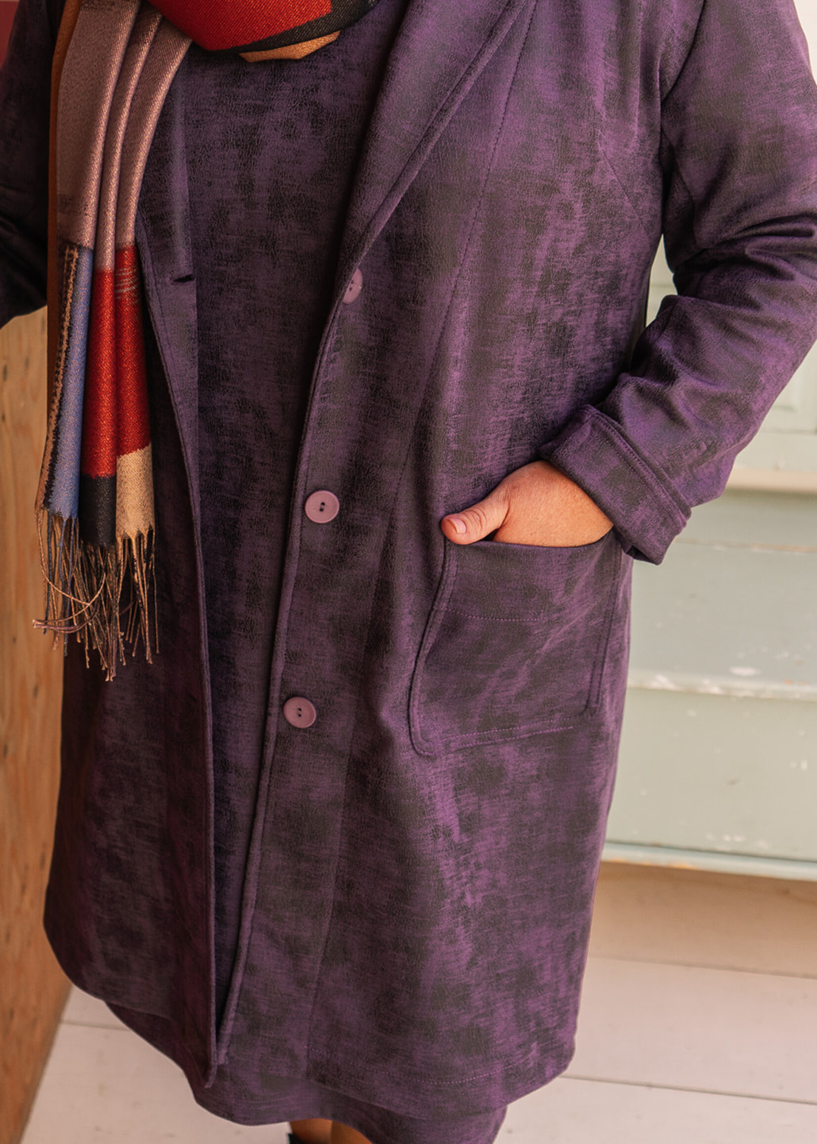 Ophilia Yara Leather Purple