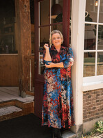 Ophilia Lisa tie dye Blue Garden Maat 2