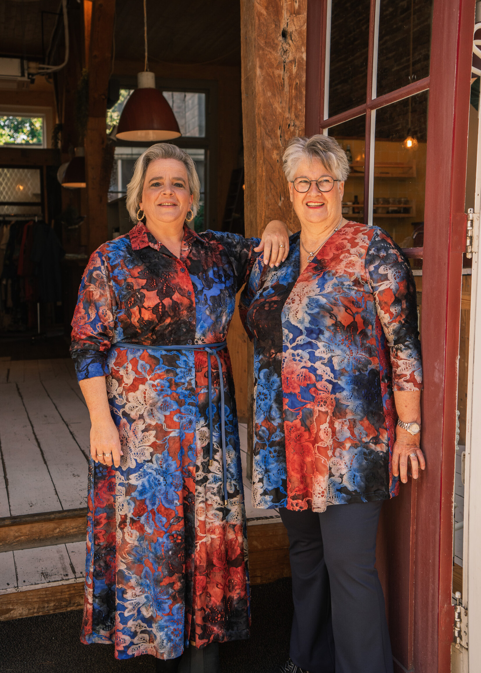 Ophilia Lisa tie dye Blue Garden