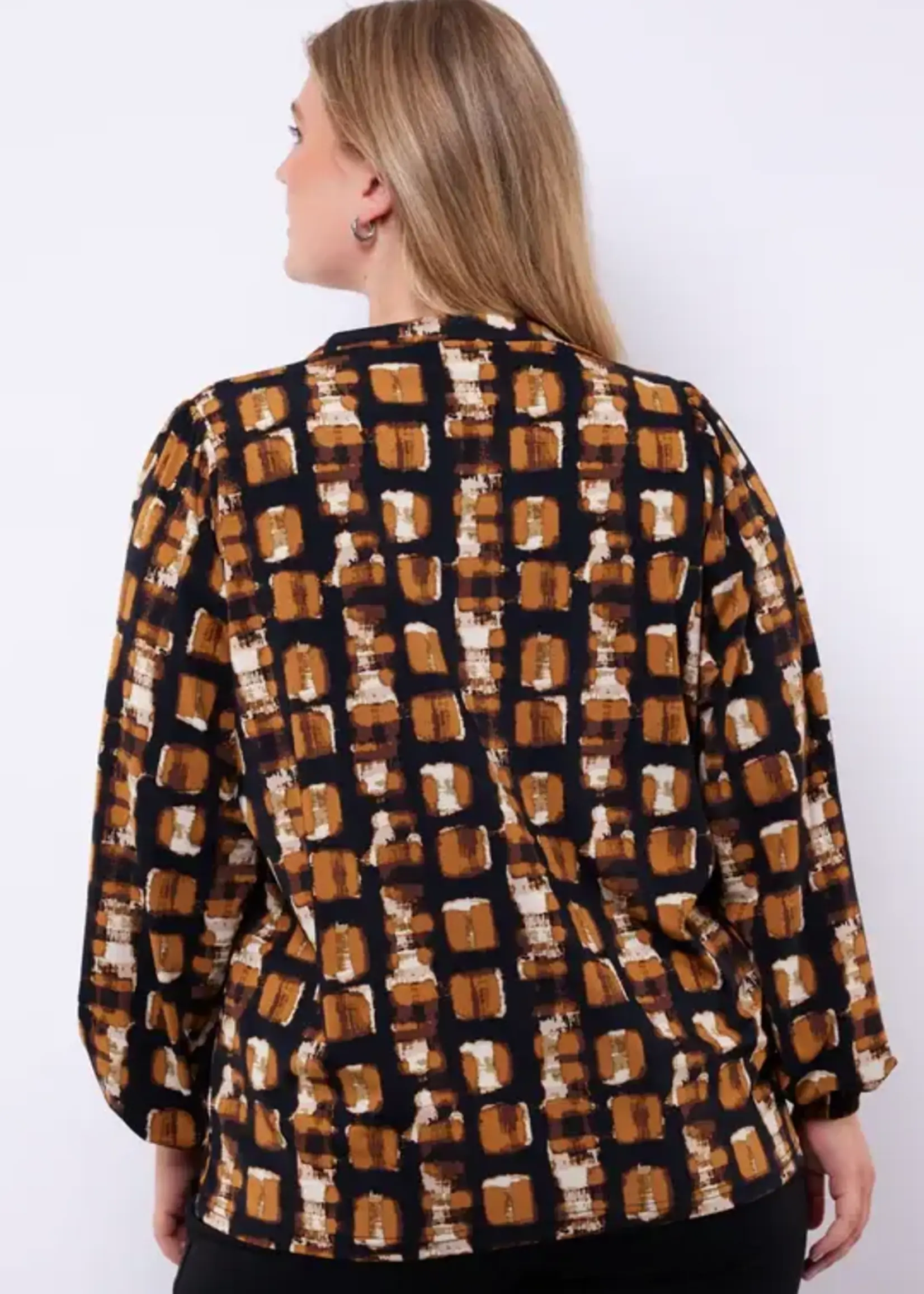 Exxcellent Camila Top Black/Cognac
