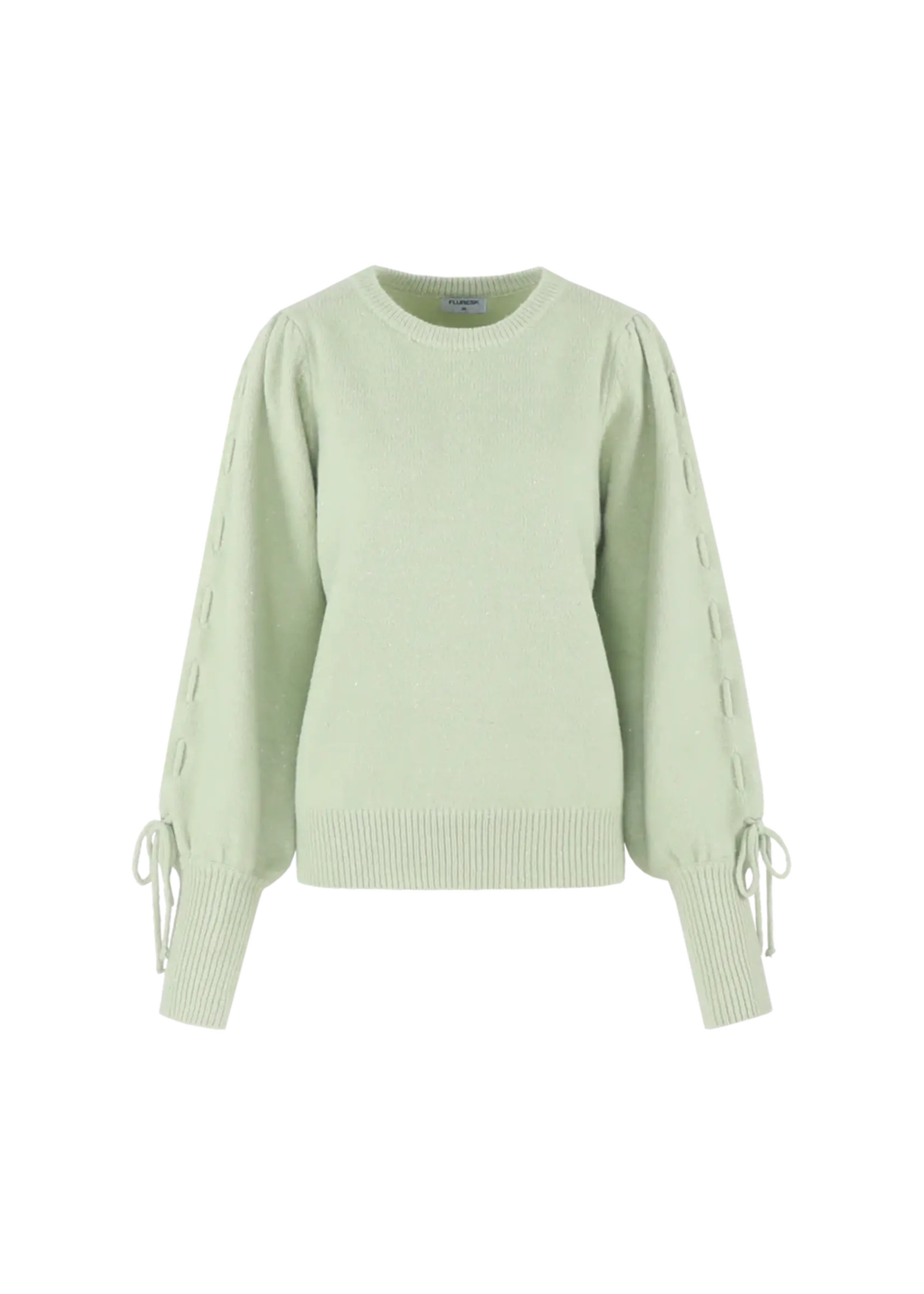 FLURESK Scottie Knit Sweater Matcha Green