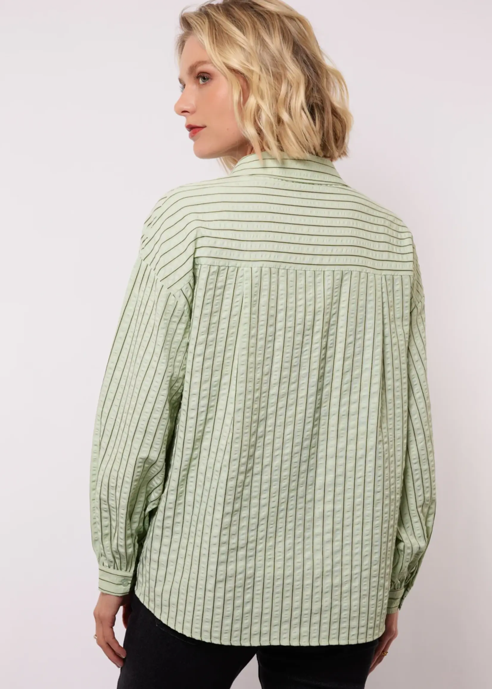 FLURESK Denise Blouse Matcha Green