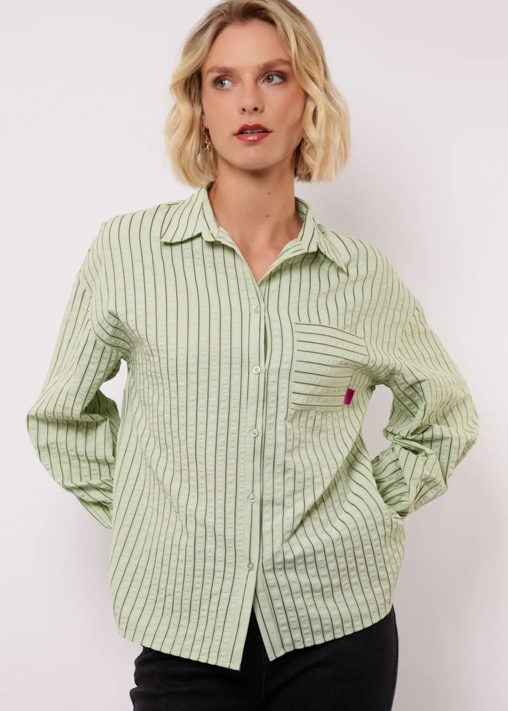 FLURESK Denise Blouse Matcha Green