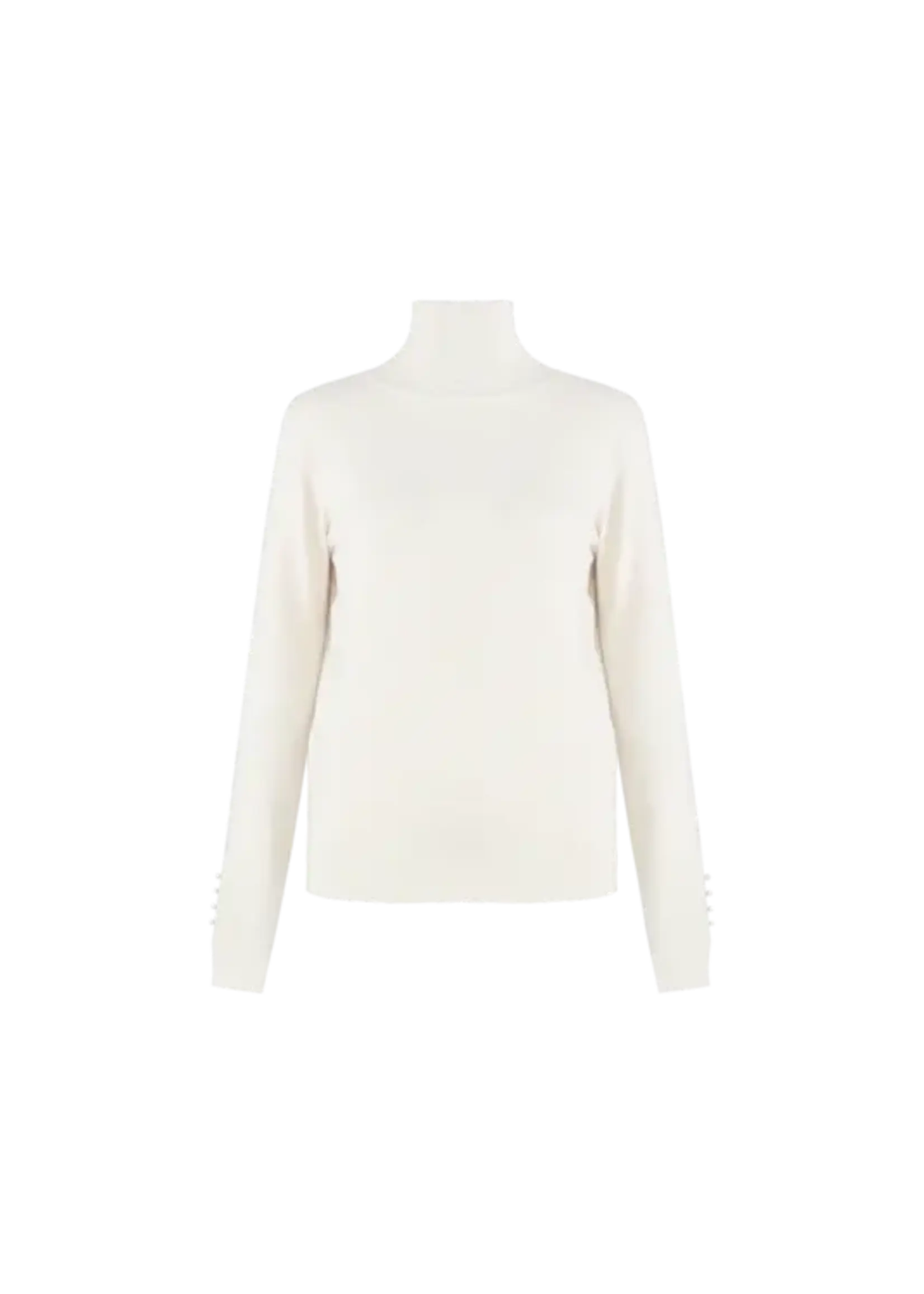 C&S The Label Kalisse Knit Pullover Wool White Maat XS/S