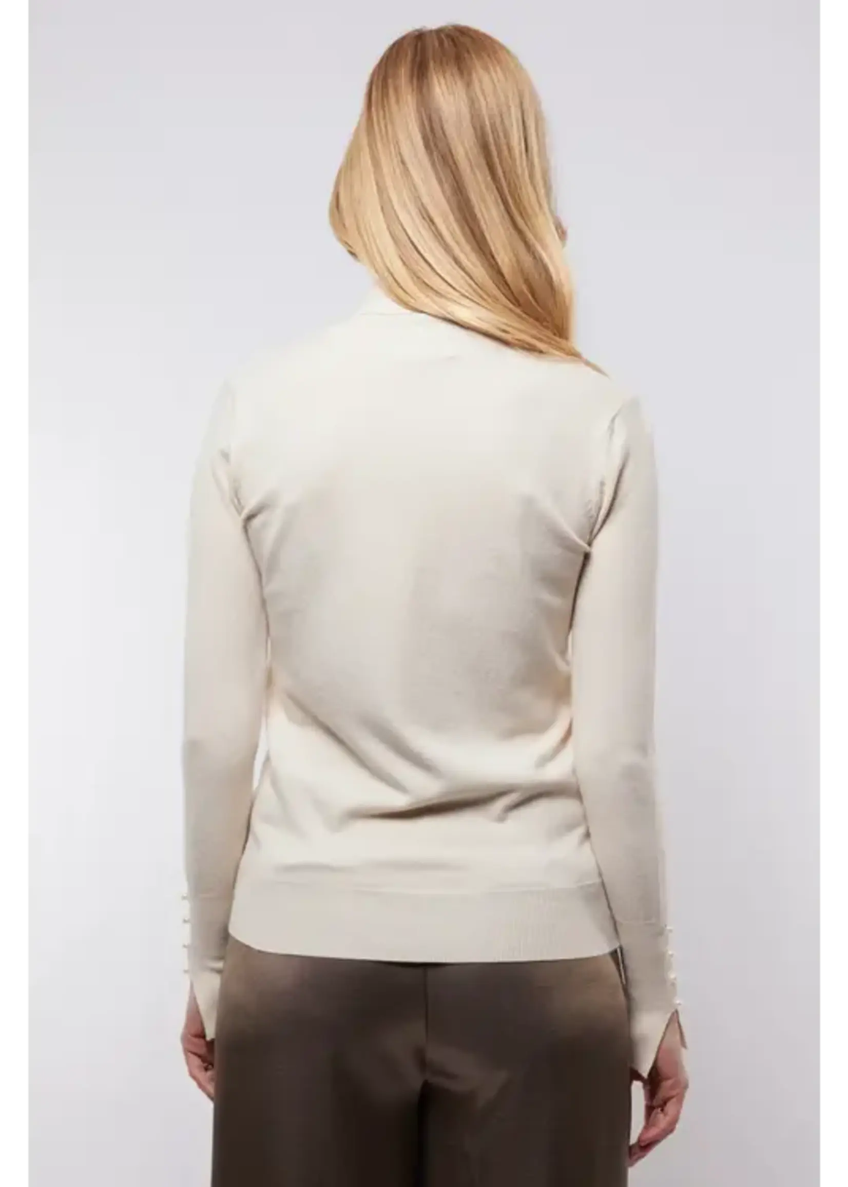 C&S The Label Kalisse Knit Pullover Wool White Maat XS/S