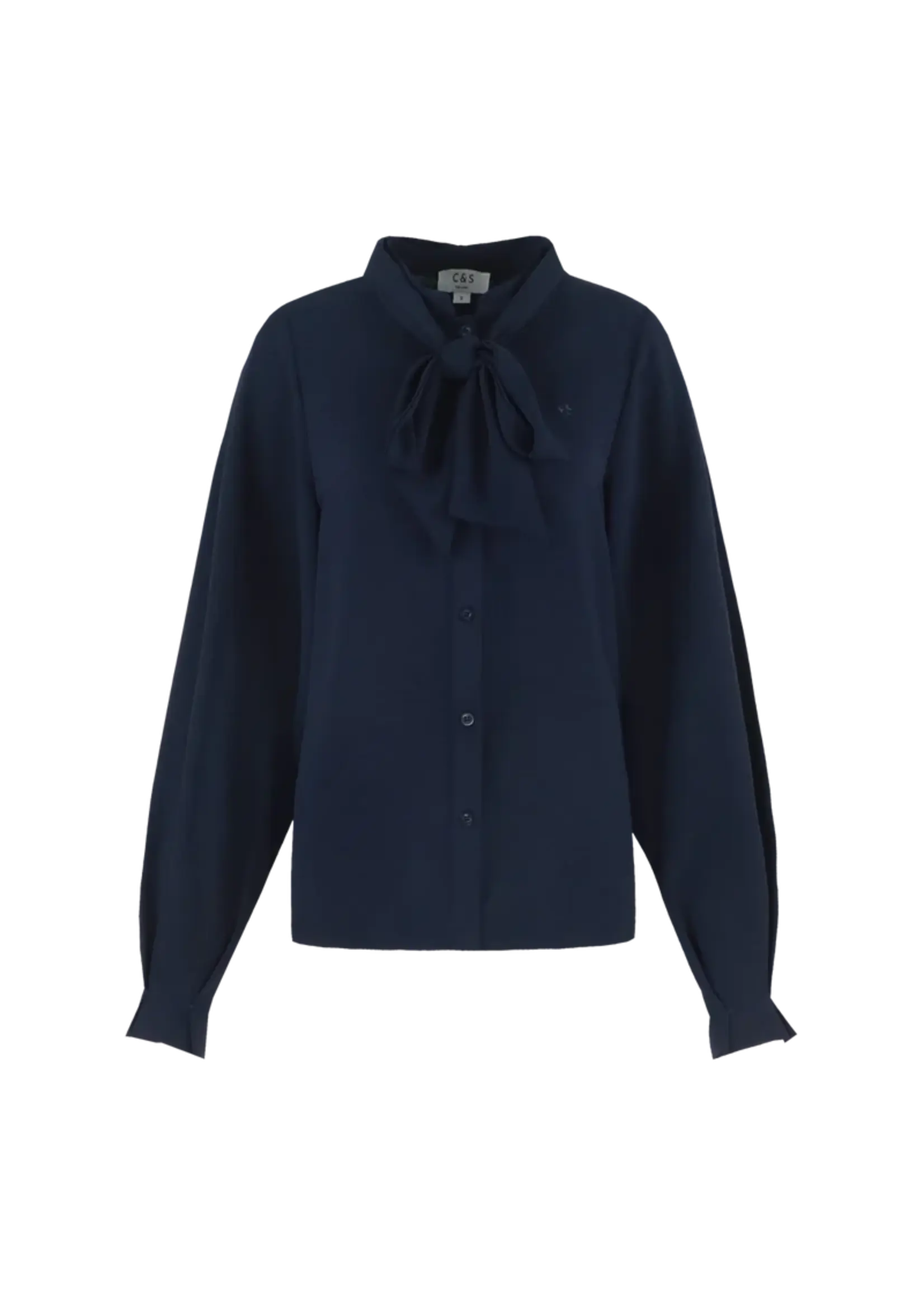 C&S The Label Lilith Blouse Midnight Blue Maat L