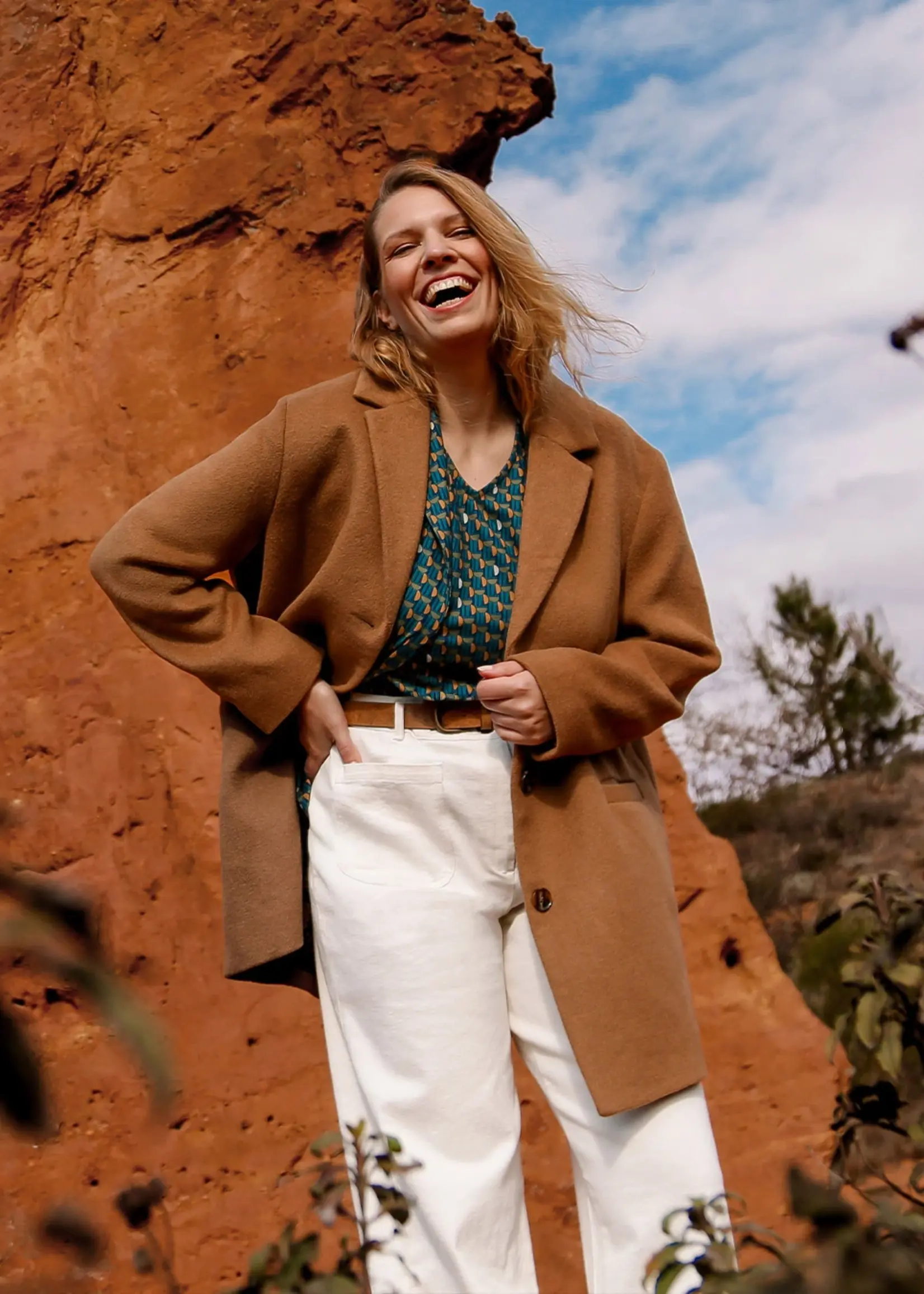 LA FIANCEE Jas Manteau Audrey Camel
