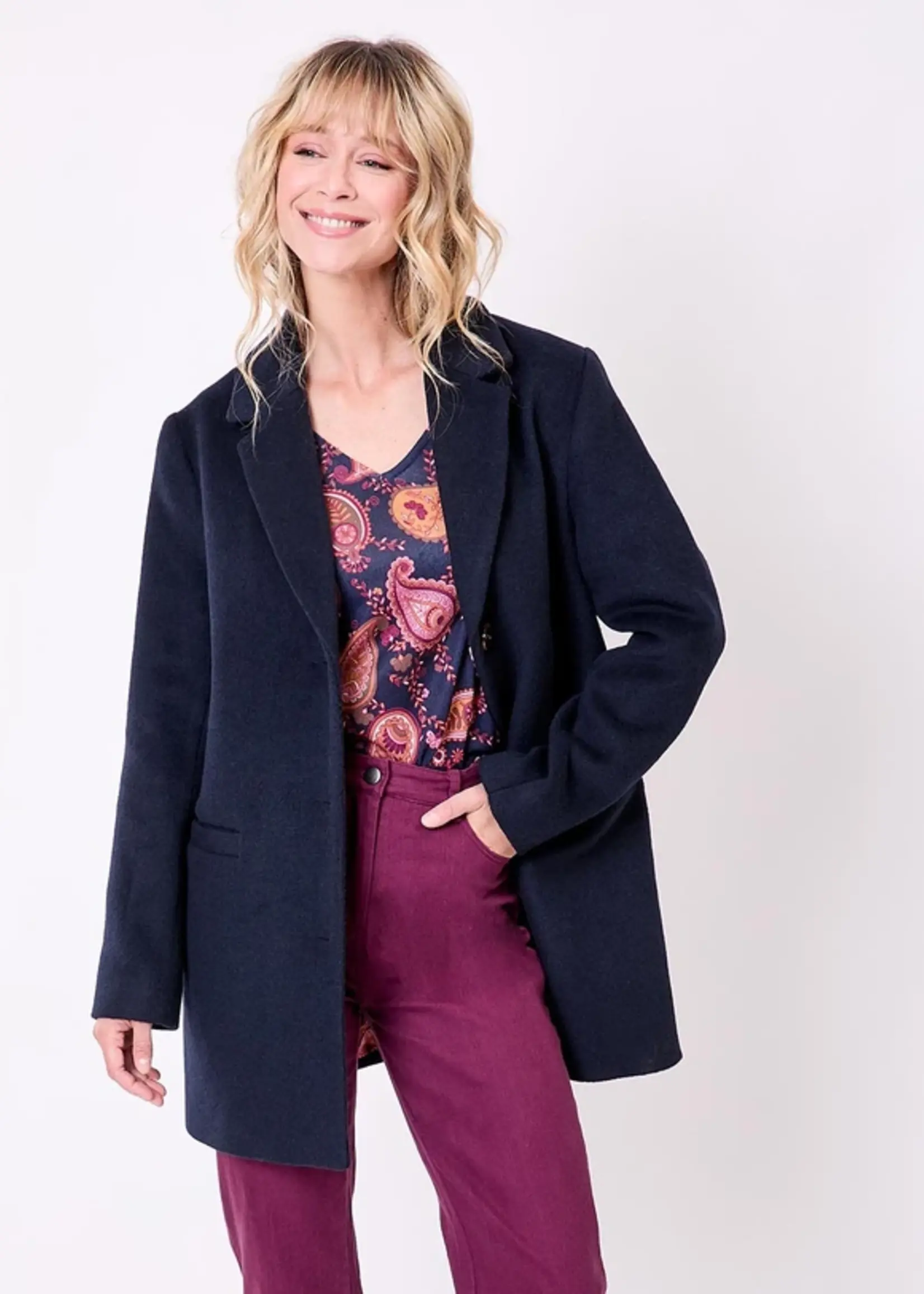 LA FIANCEE Jas Manteau Audrey Marine