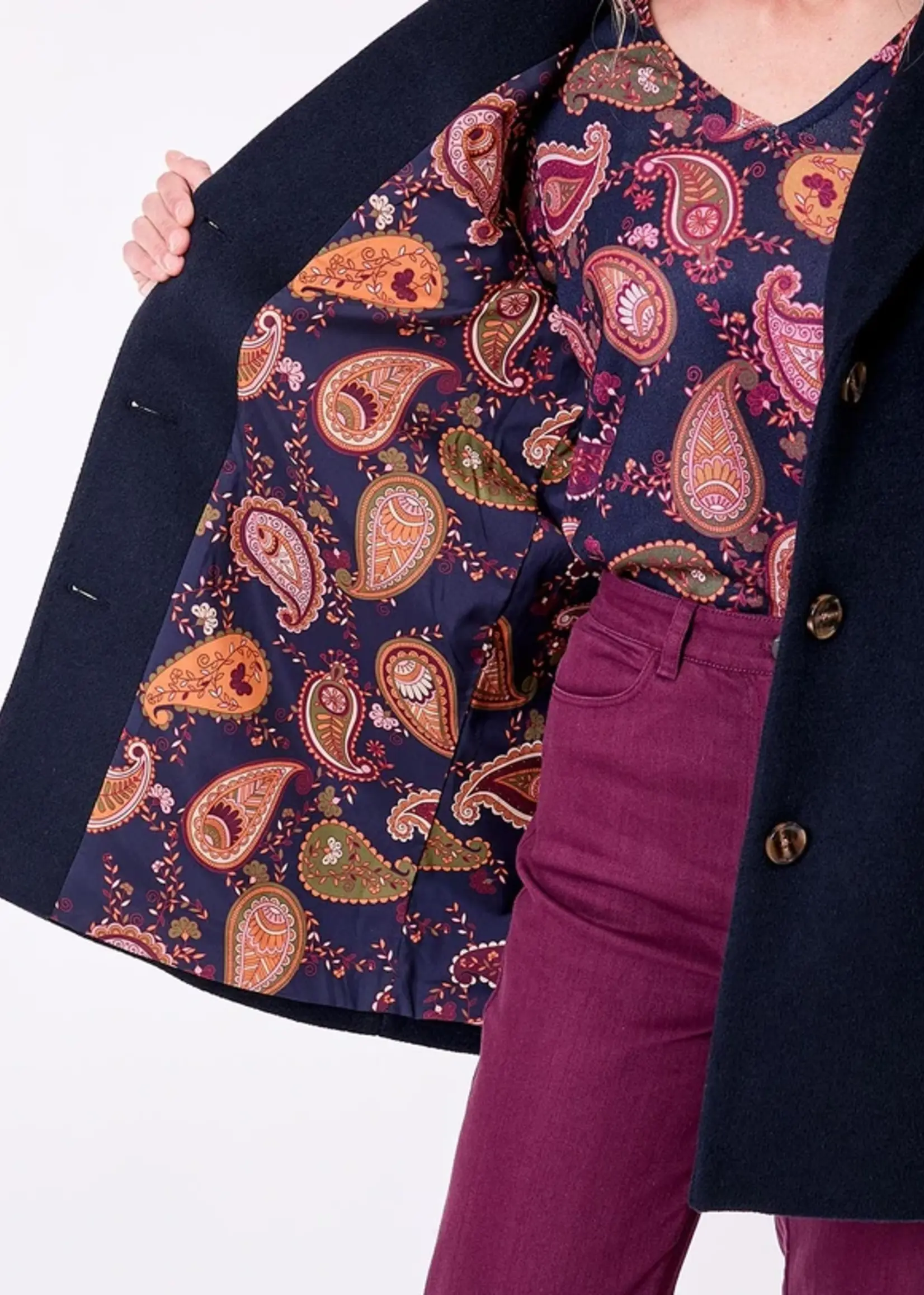 LA FIANCEE Jas Manteau Audrey Marine
