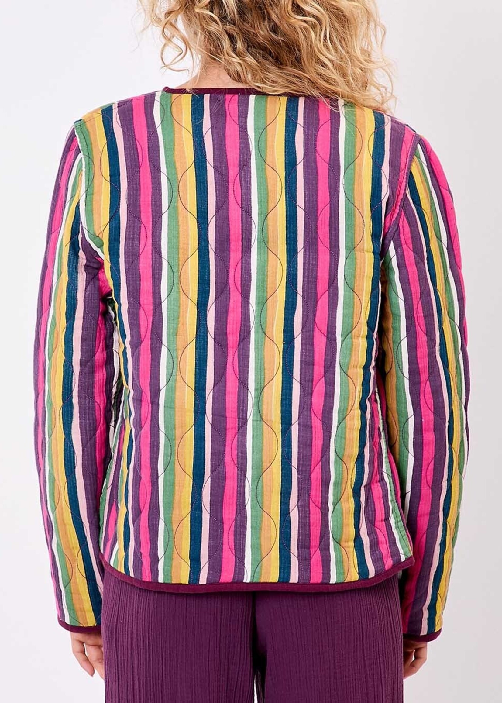 LA FIANCEE Veste Bansara Stripes Tulipe