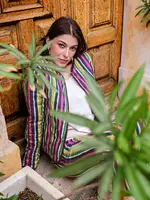 LA FIANCEE Veste Bansara Stripes Tulipe