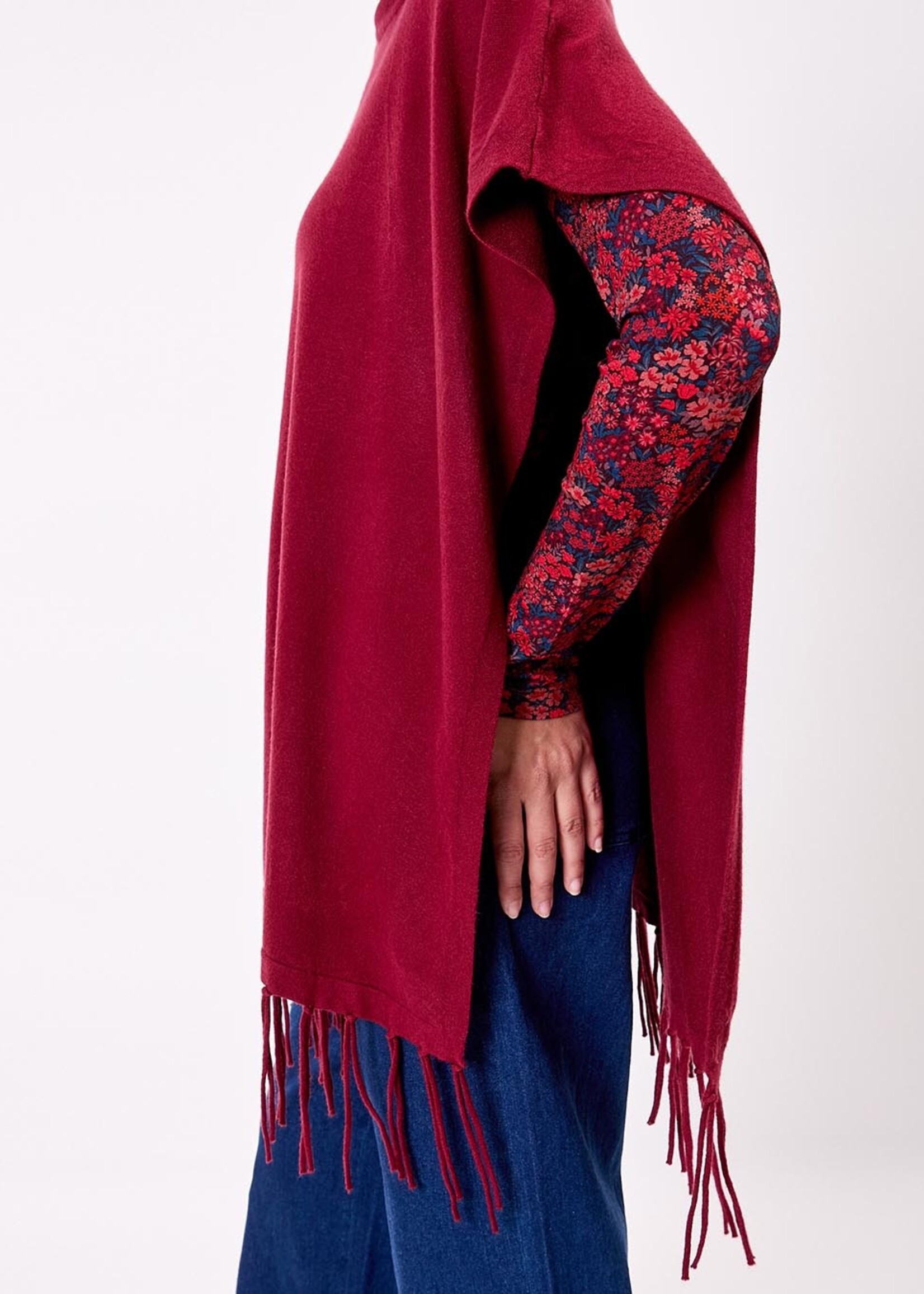 LA FIANCEE Poncho Pat Acajou