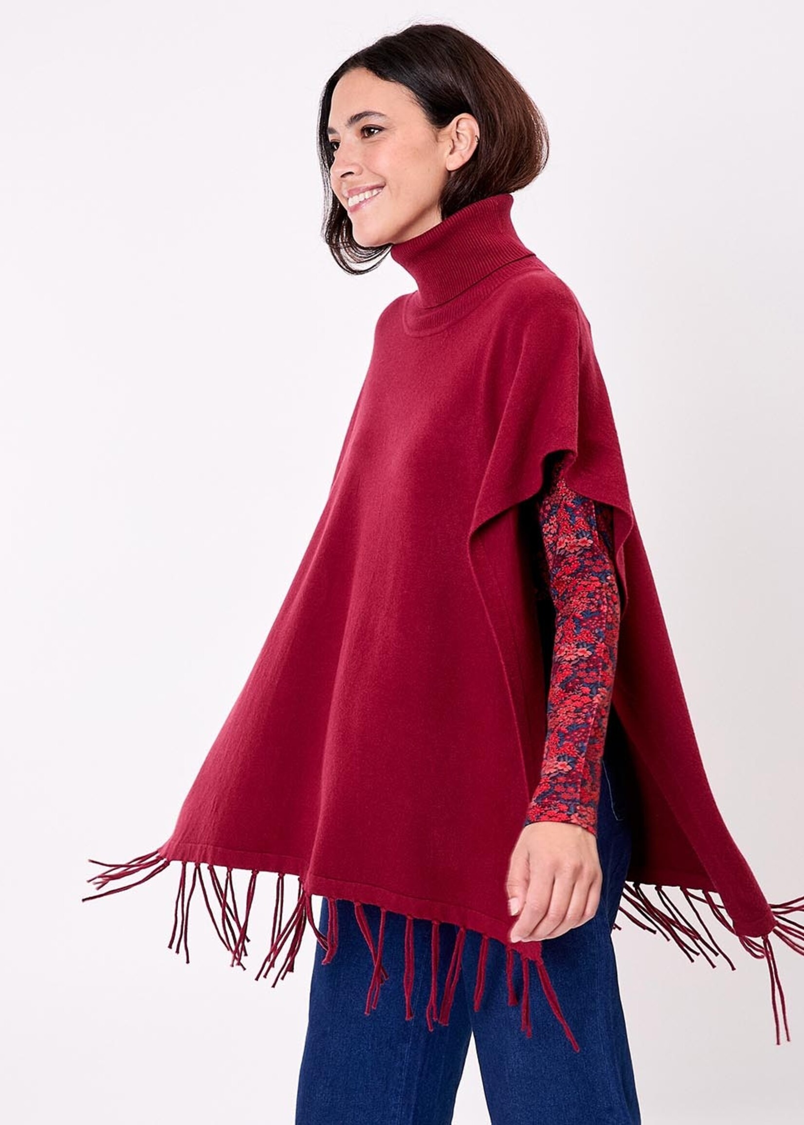 LA FIANCEE Poncho Pat Acajou
