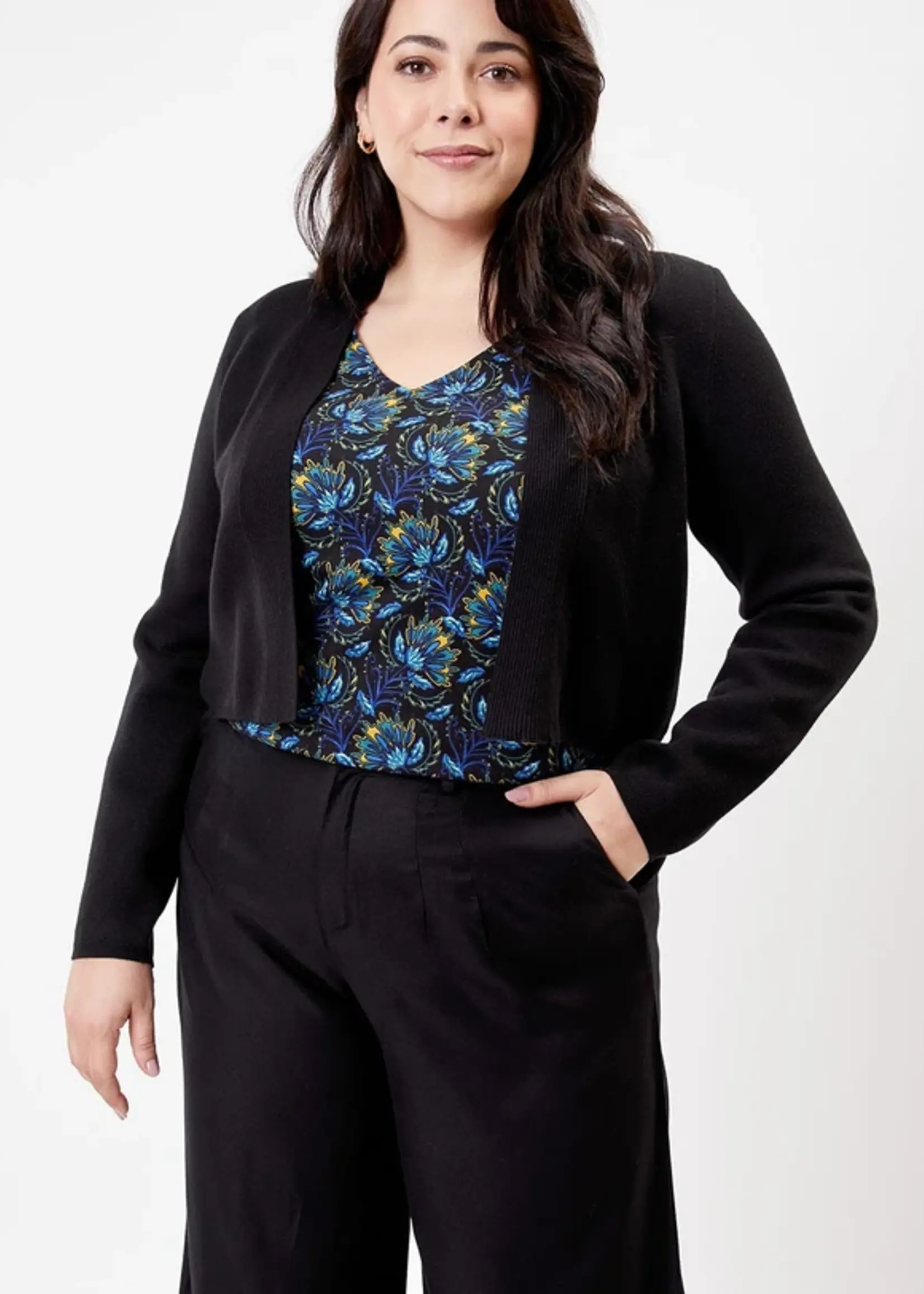LA FIANCEE Gilet Sagar Black