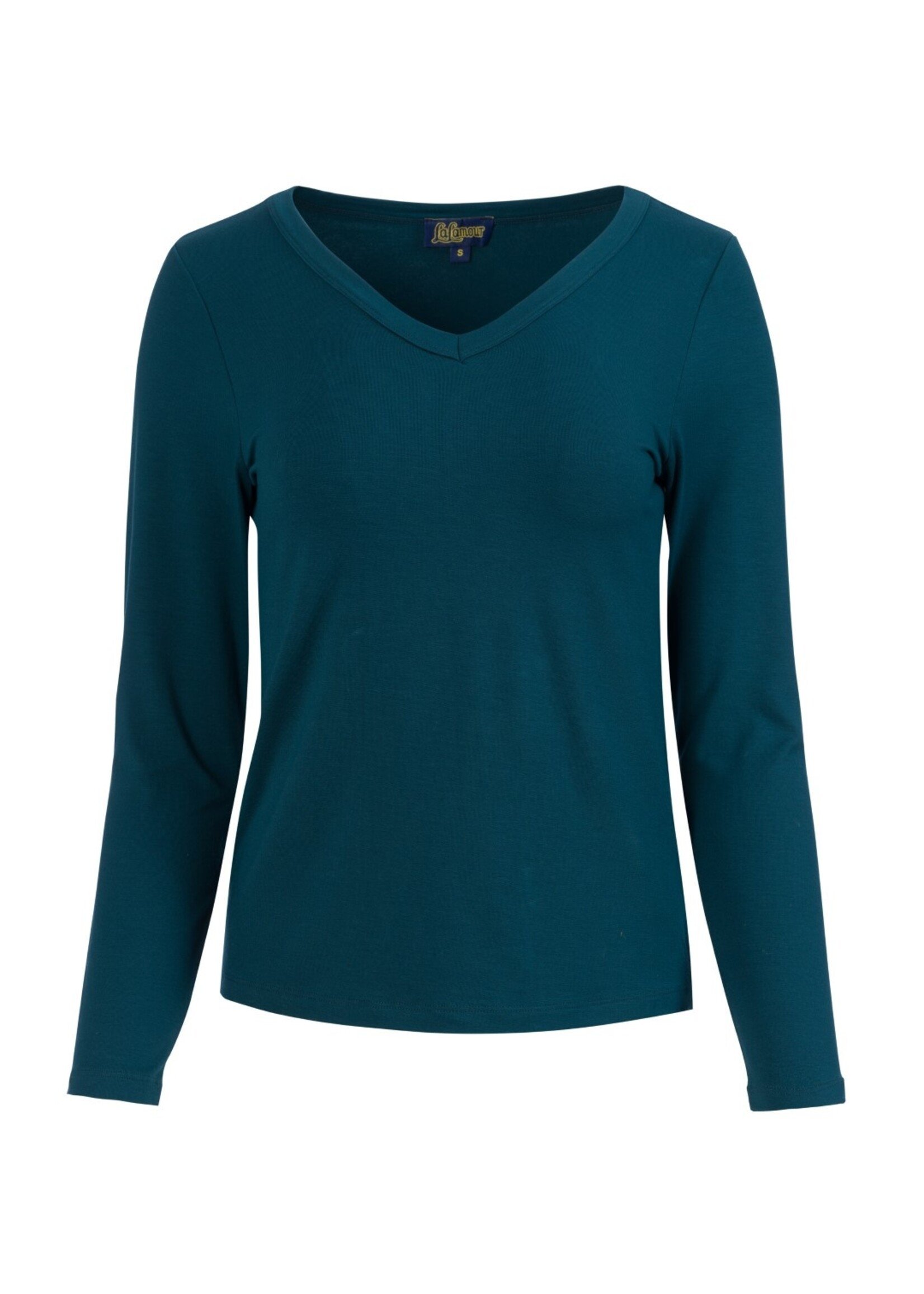 LaLamour Lynn Top Ecovero Plain Petrol
