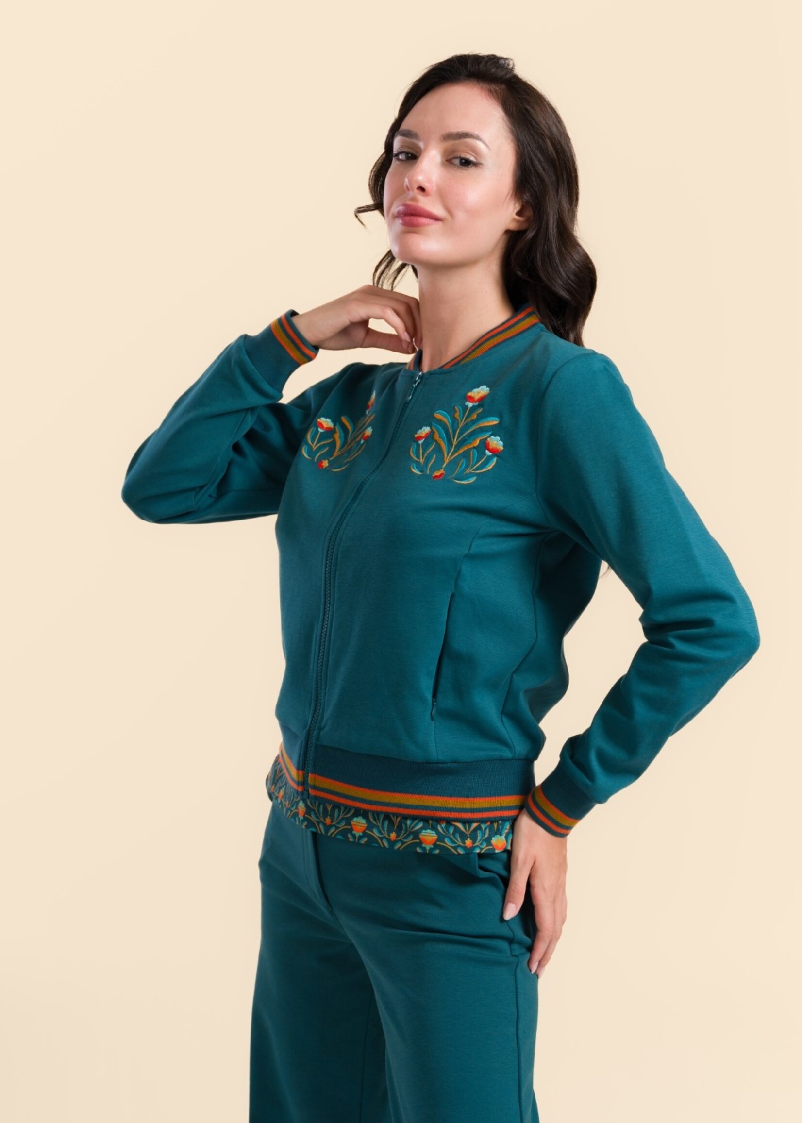 LaLamour Nora bomber jacket Punta Petrol
