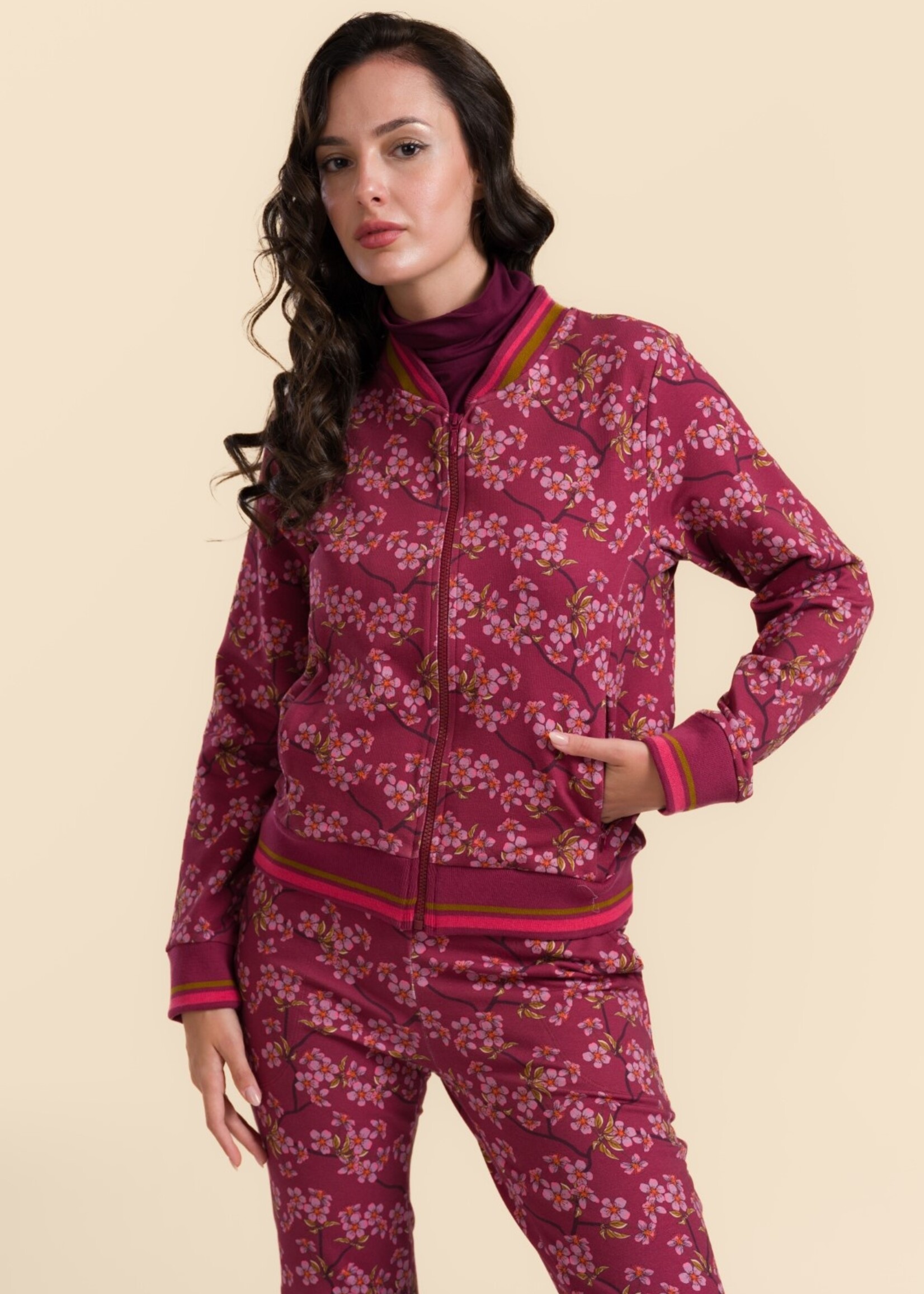 LaLamour Nora Bomber jacket Blossom Maat S