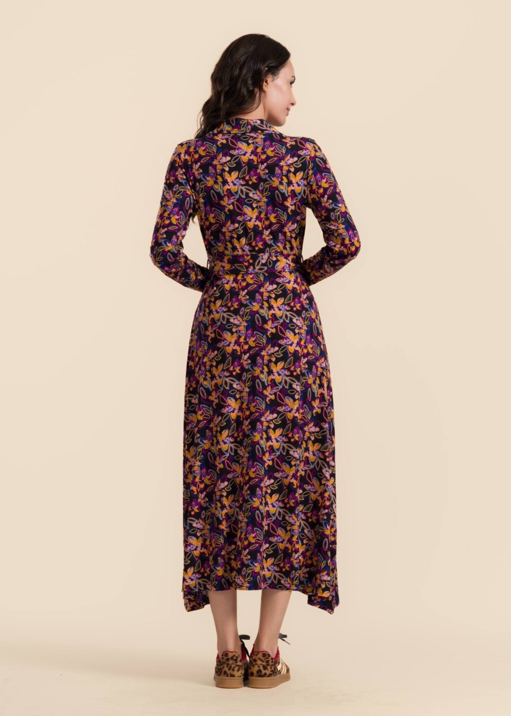 LaLamour Helena Dress Bright Autumn Flowers