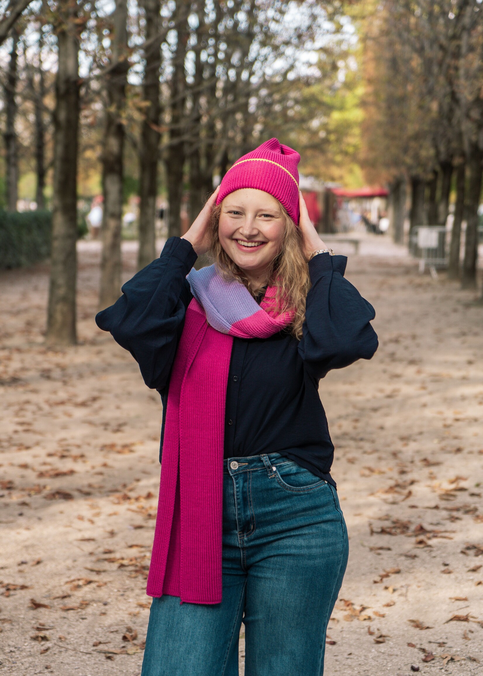 BONNIES BONNIES Sjaal Framboos