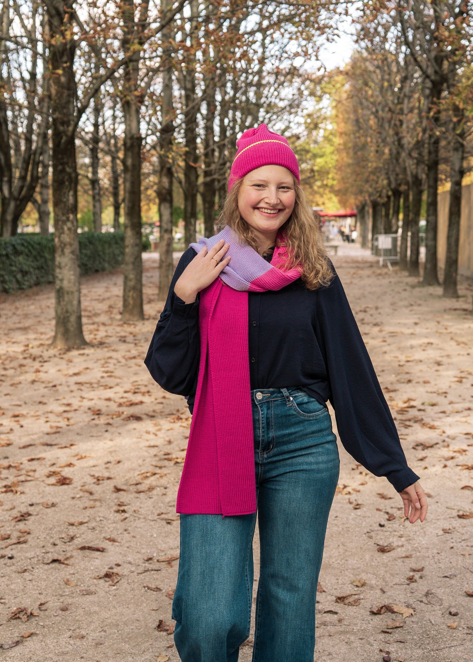 BONNIES BONNIES Sjaal Framboos