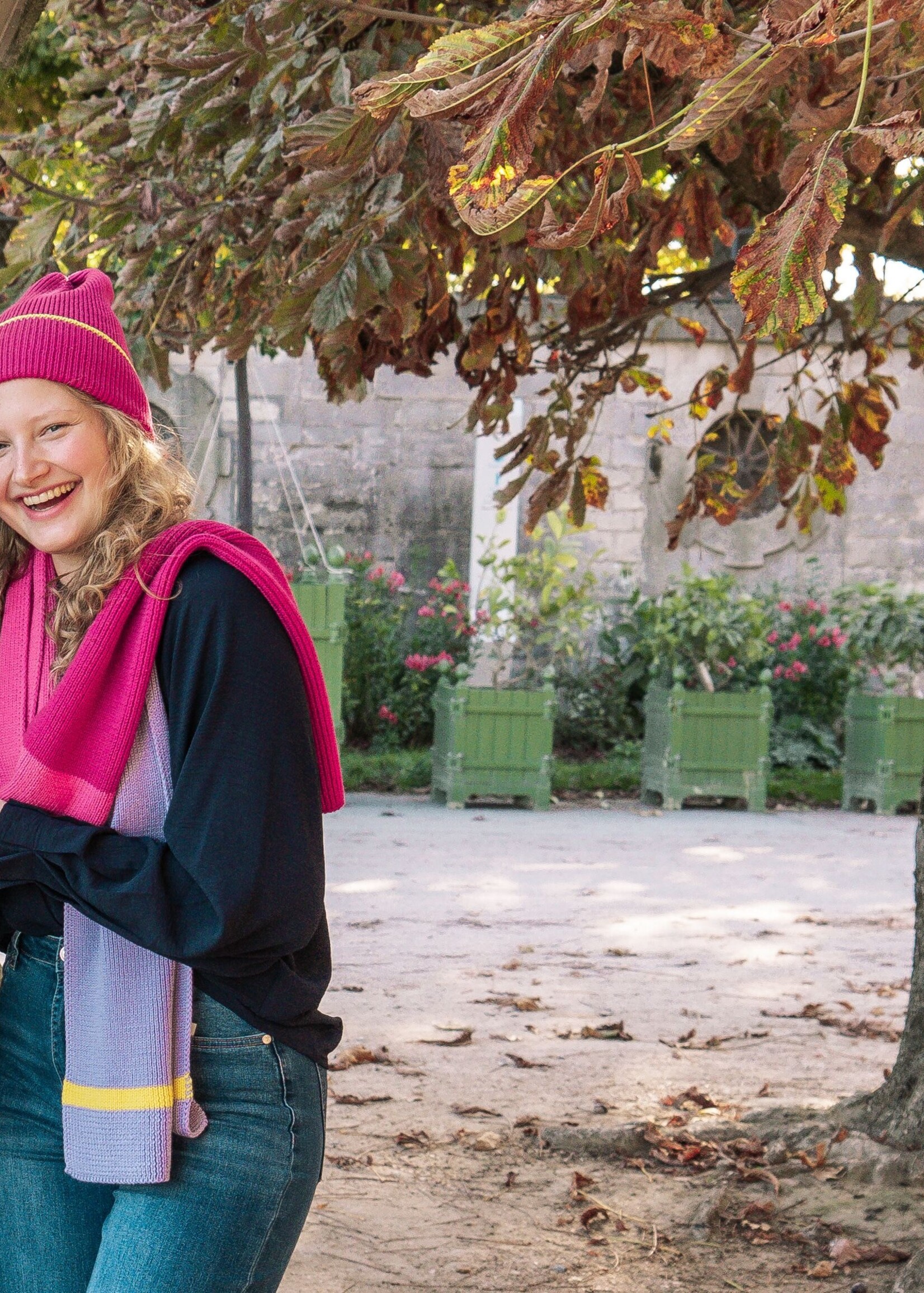 BONNIES BONNIES Sjaal Framboos