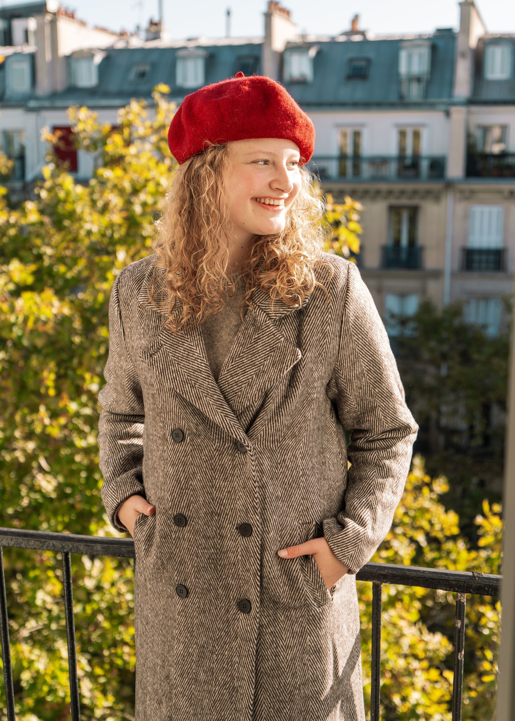 C&S The Label Olivia Coat Dark Chocolate XL