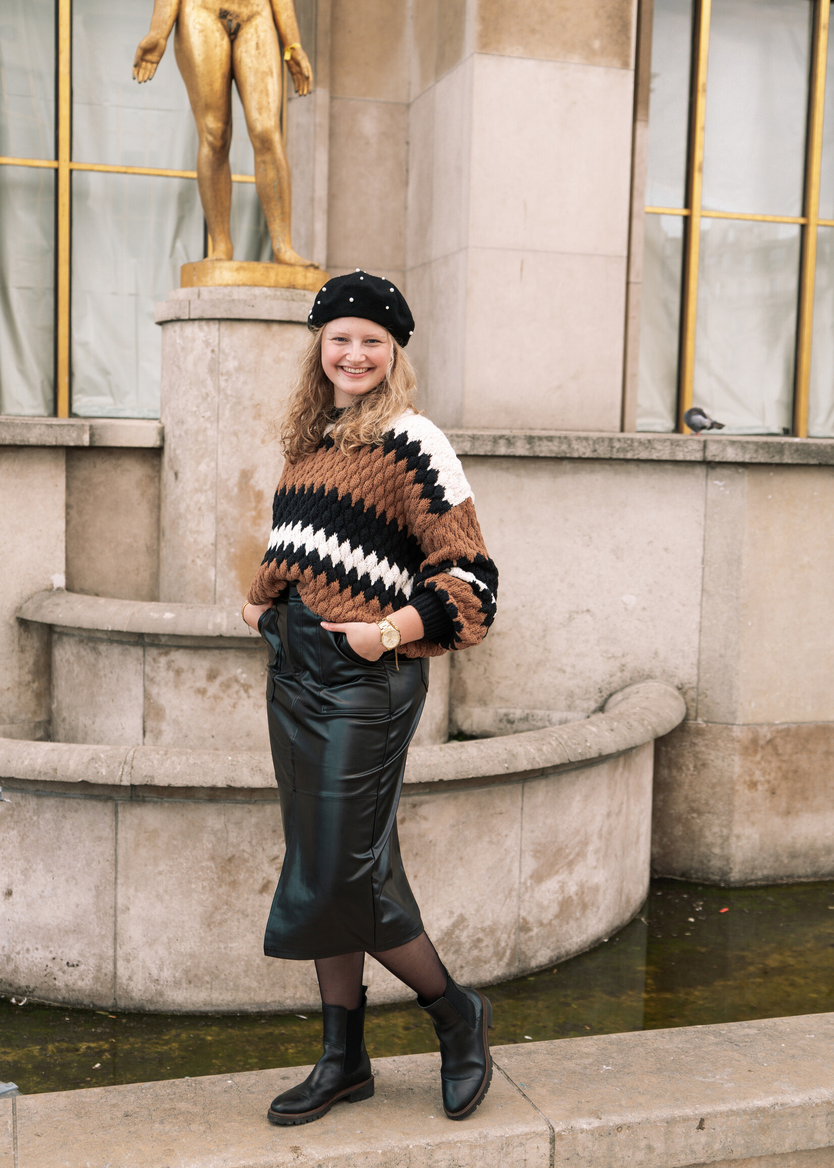 C&S The Label Sabine Skirt Black