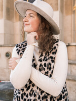 C&S The Label Gita Gilet Sand/Black