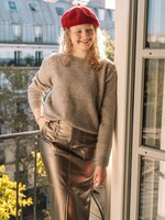C&S The Label Kirsten Knit Pullover Bronze