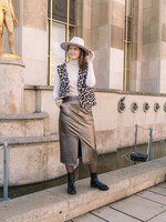 C&S The Label Sabine Skirt Bronze