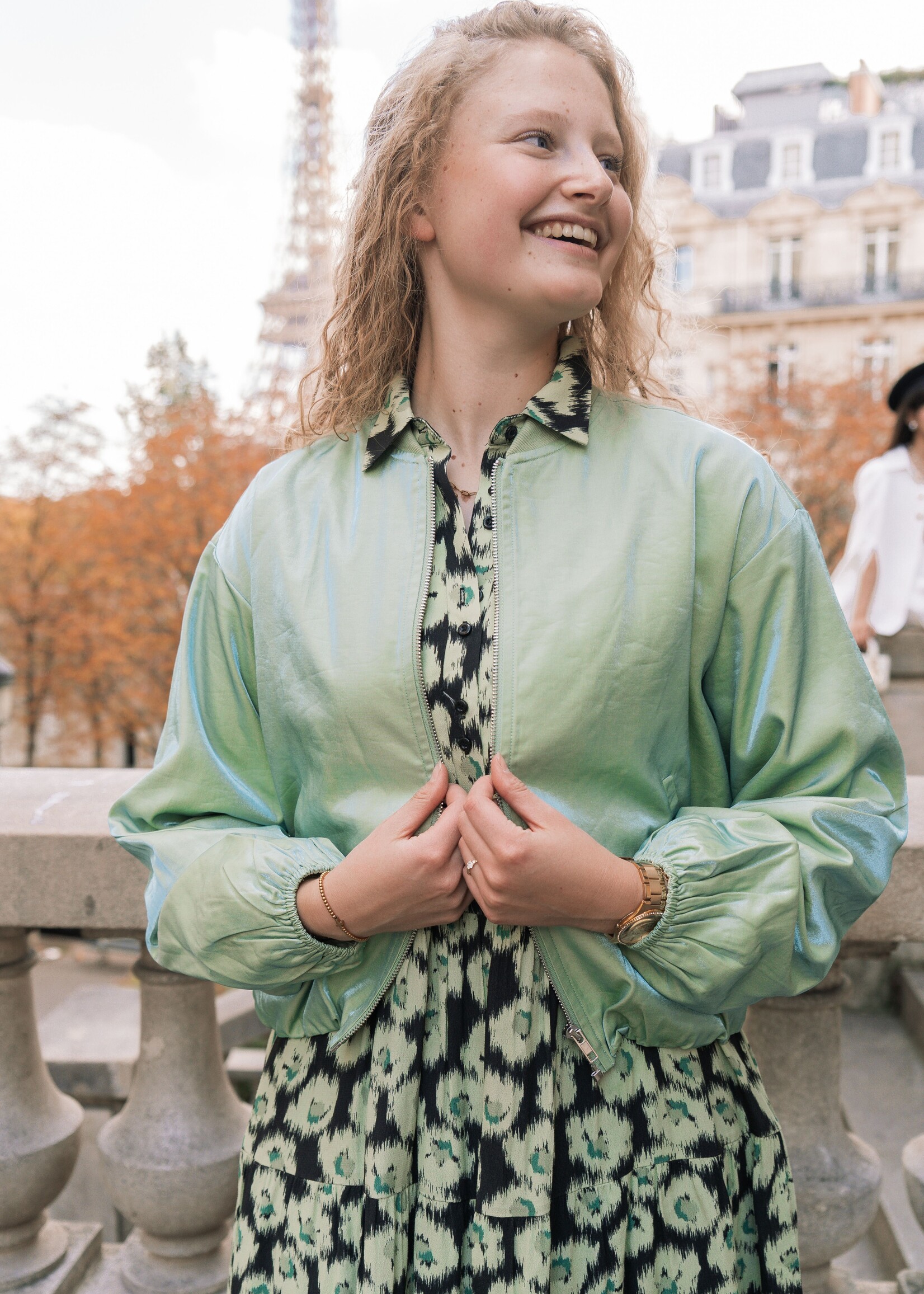 FLURESK Thirza Jacket Matcha Green