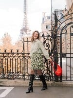FLURESK Gaia Skirt Black/Matcha Green