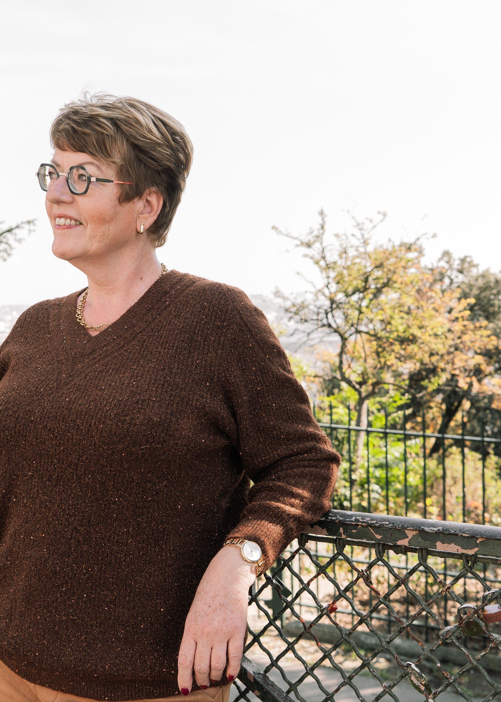 Exxcellent Esmee Knit Pullover Cappuccino